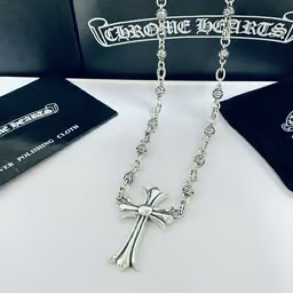 Chrome Hearts Gothic Cross Chain Necklace - Picture 2 of 4